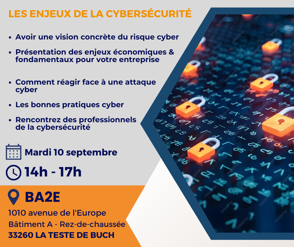 Atelier cybersécurité | Agenda économique