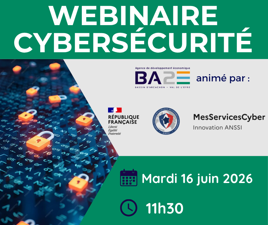 WEBINAIRE CYBERSÉCURITÉ | Agenda économique