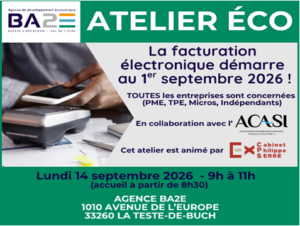 ATELIER ÉCO :  La facturation électronique démarre au 1er septembre !  | Rencontres Eco